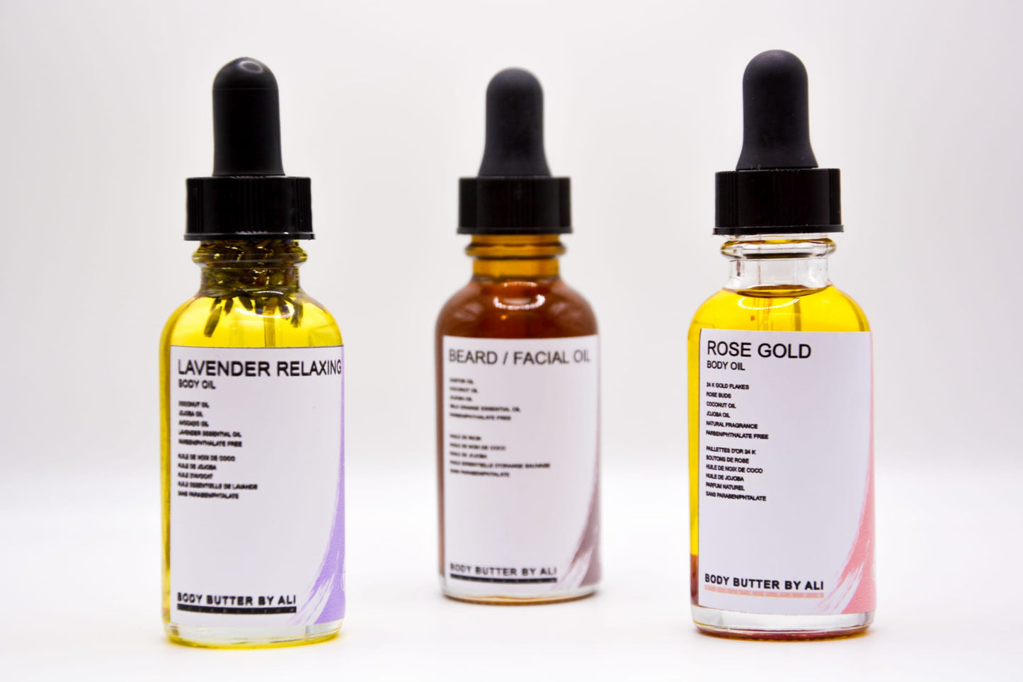 Body Oil Trio - Bodybuttersbyali