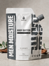 Kokoualush Men Moisture Body Butter in a grey stand-up pouch with eucalyptus and cedar bark