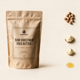 Kokoualush raw shea butter ingredients shea nuts, raw shea and melted shea