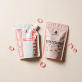 Rose Bundle contents: Rose Whipped body butter and Rosey Coconut bath soak