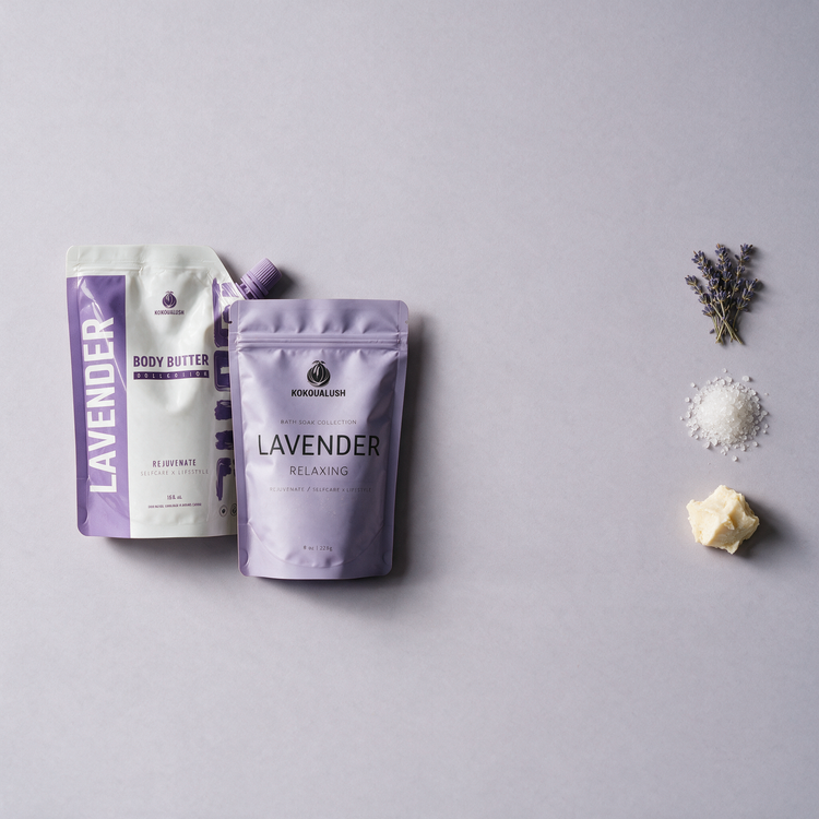 Lavender Duo key ingredients lavender, epsom salt and shea butter