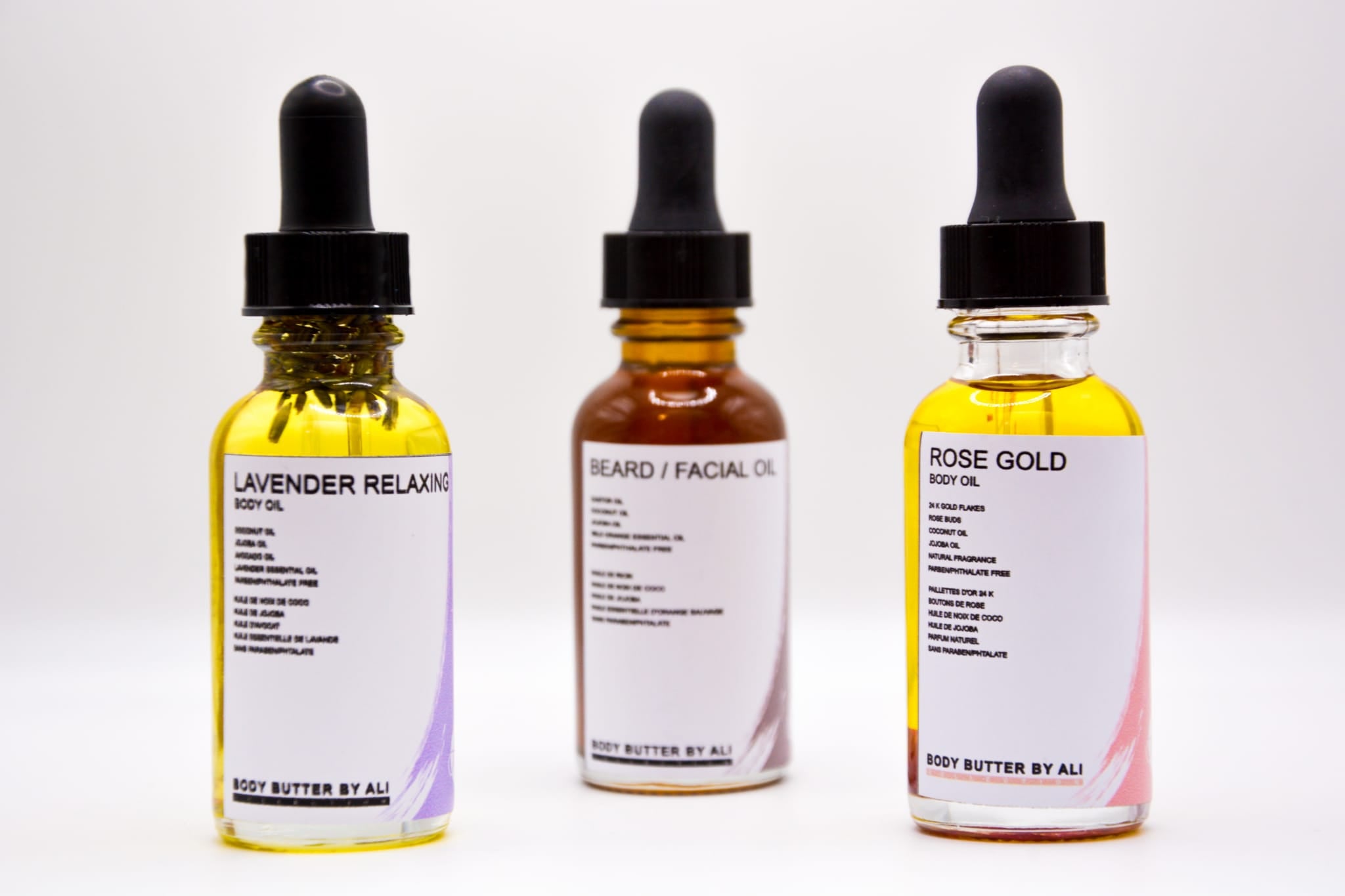 Body Oil Trio - Bodybuttersbyali