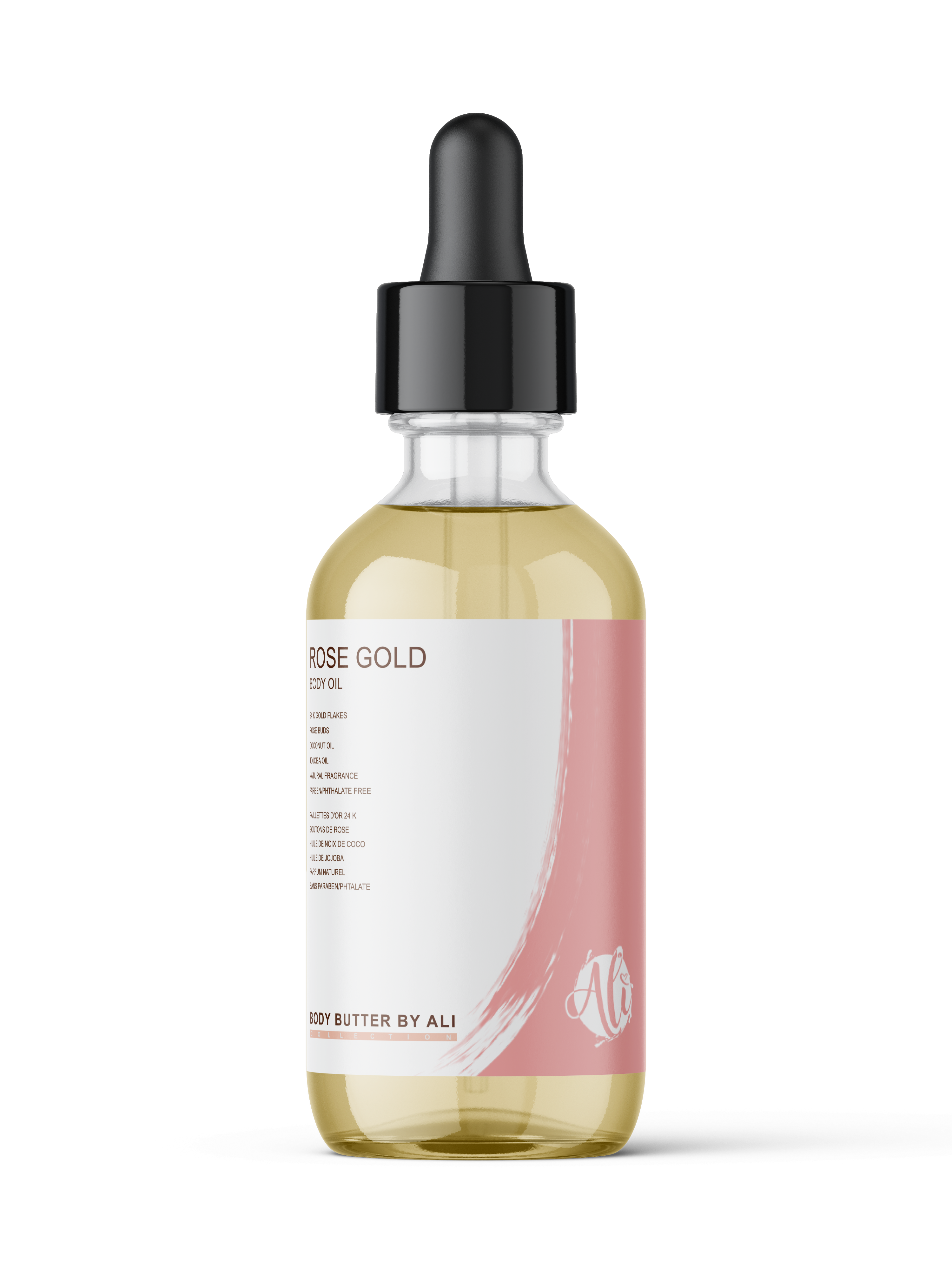 24 K Gold Rose Body Oil